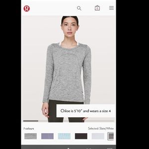 NWT LULULEMON Swiftly Tech LS Crew